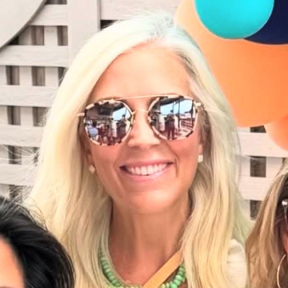 Krewe 24K Titanium + Matte Oyster Mirrored Austin sunglasses. - Picture 3 of 3